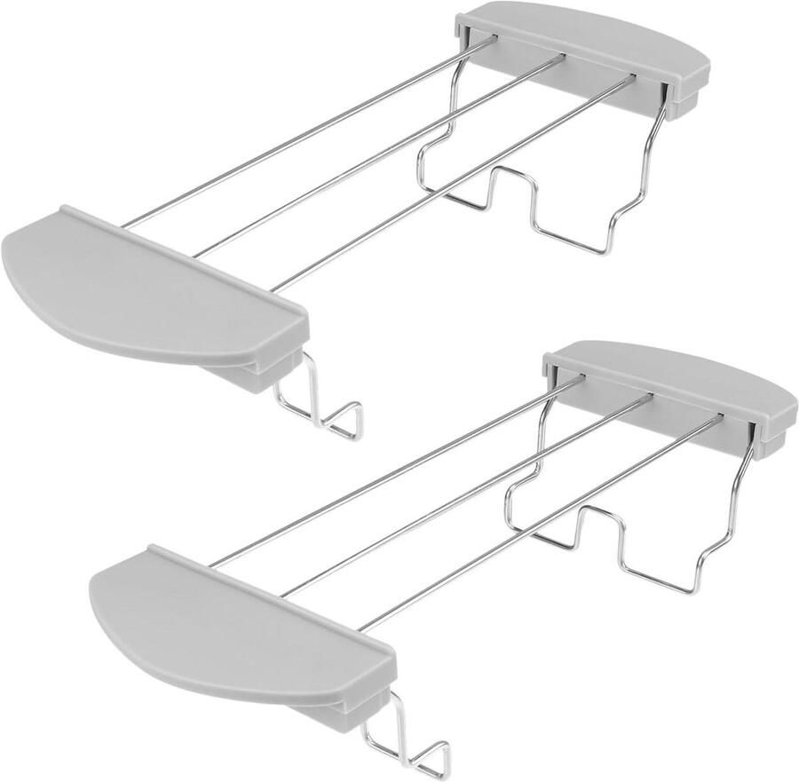 Broodrooster Rek Toastrek Sandwichrek Brood Roosteren Gelijkmatige Warmte 26 x 9.2 x 5.5 cm Grijs