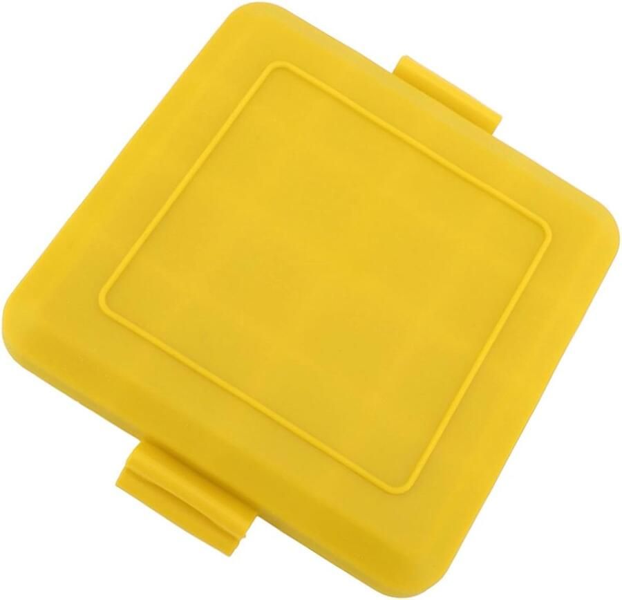 Broodrooster Sandwichmaker Keukenapparaat Compact Ontwerp 18x15x4 cm Geel
