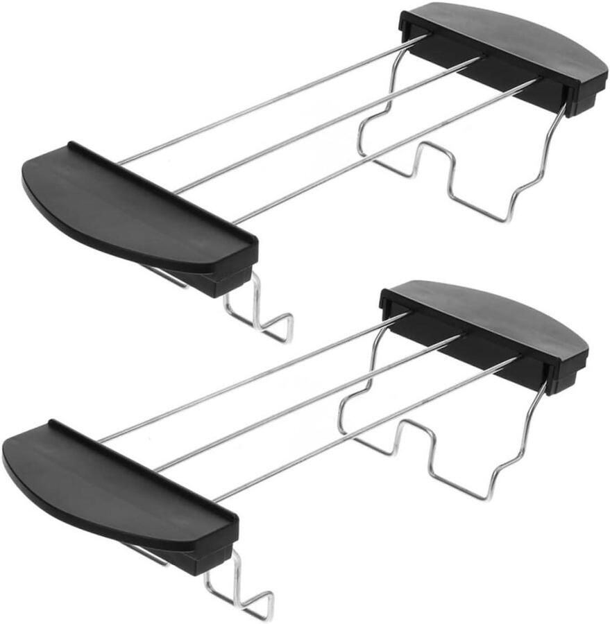 Broodrooster Sandwichrek Toastrek Warmhoudrek Brood Verwarmen Verbrandingsontwerp 26 x 9.2 x 2 cm Zilver