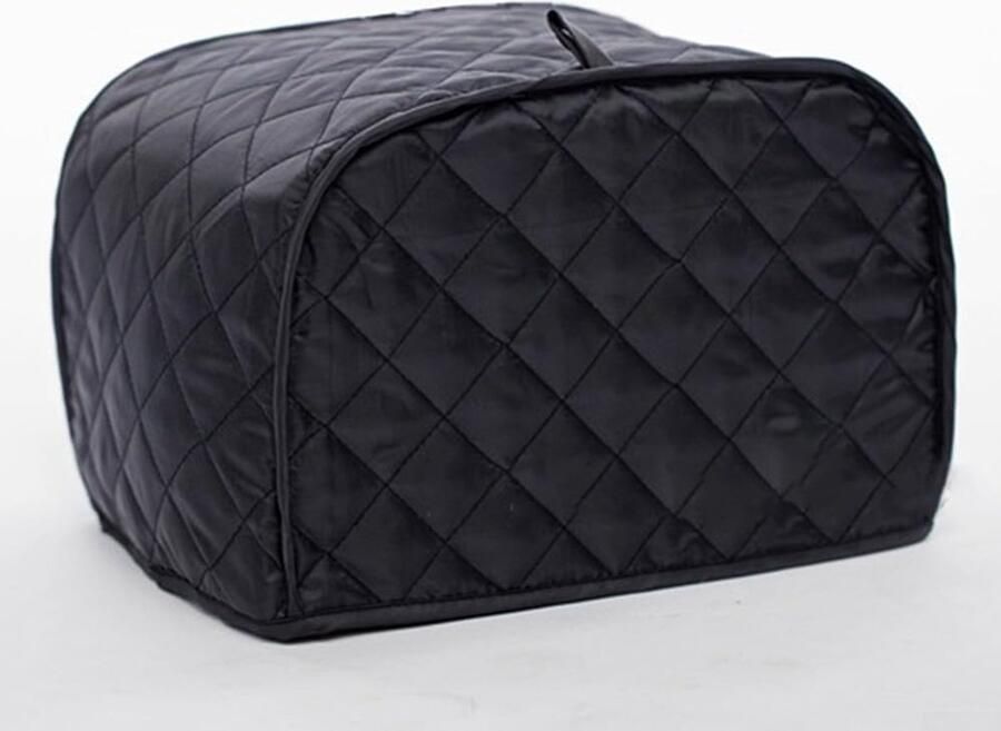 Broodrooster Stofhoes Broodmachine Cover Keukenapparatuur Beschermen Gewatteerd Polyester 33x27x21.5 CM Zwart