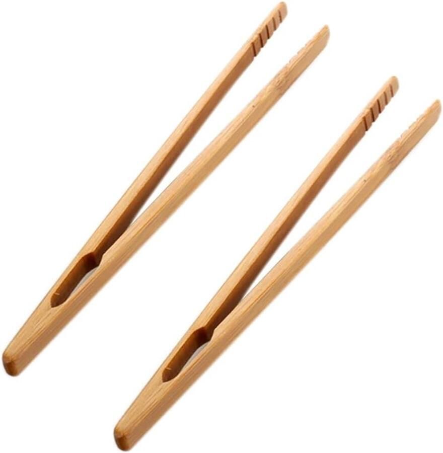 Broodrooster Tang Keuken Tang Toast Pakken Gepolijst Tin 18 cm Naturel
