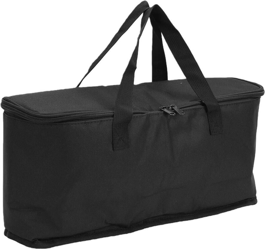 Broodrooster Tas Reiskoffer Opbergtas Apparaat Beschermen Waterdicht Hittebestendig 23.5 x 22 x 6.5 cm Zwart