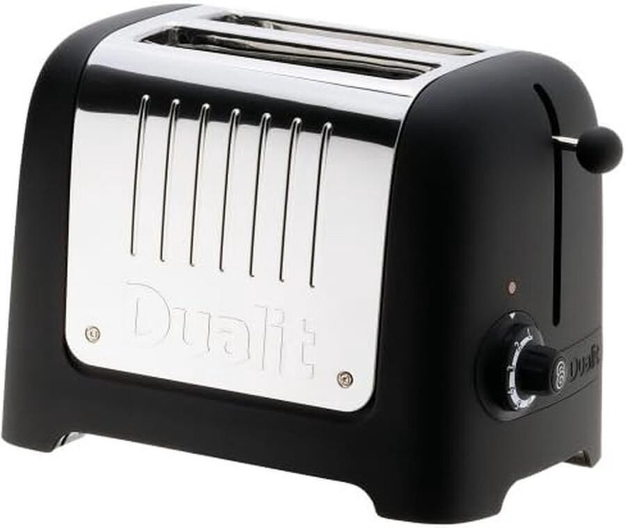 Broodrooster Toast Apparaat Ontbijt Maken Soft Touch Oppervlak 2 Sneetjes Zwart