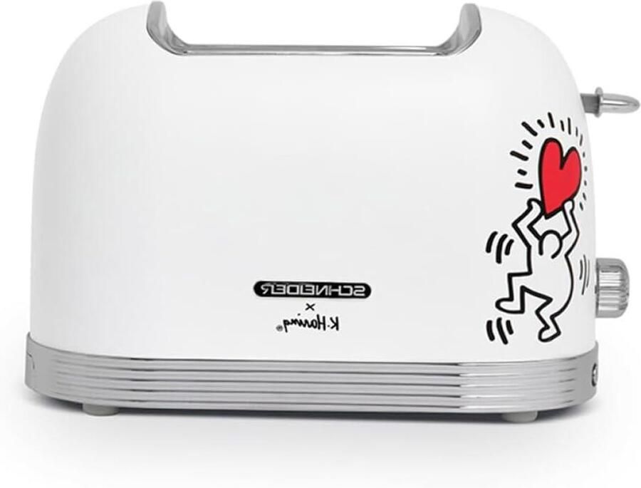 Broodrooster Tosti Apparaat Ontbijt Bereiden Kruimellade 6 Posities Wit