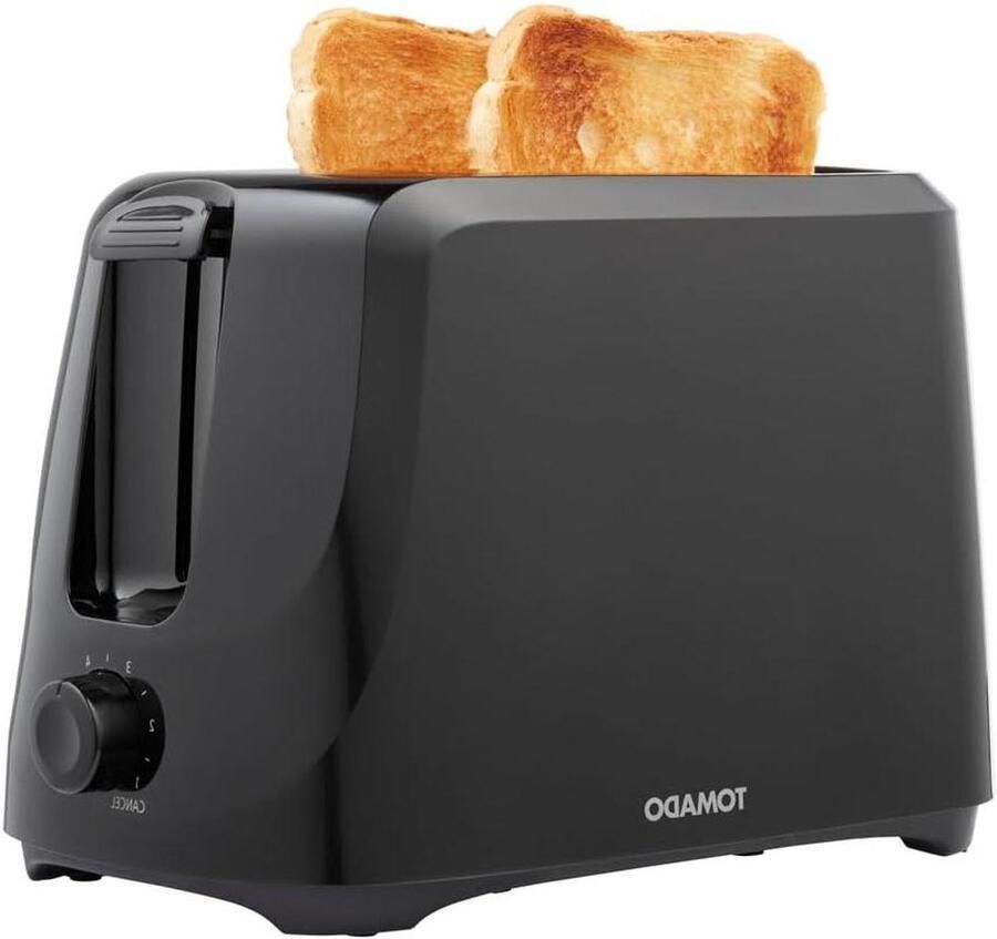 Broodrooster Tosti Apparaat Ontbijt Maken 6 Bruiningsstanden 2 Slots Zwart