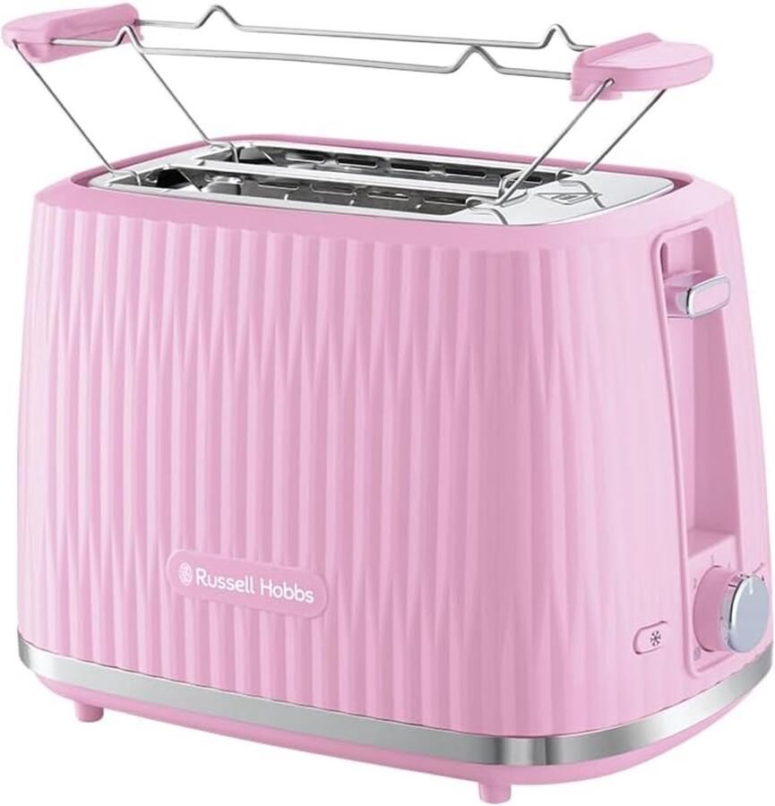 Broodrooster voor 2 Sneden met 6 Bruiningsniveaus en Heffunctie Stijlvolle Toastmachine met Ontdooifunctie en Kruimellade