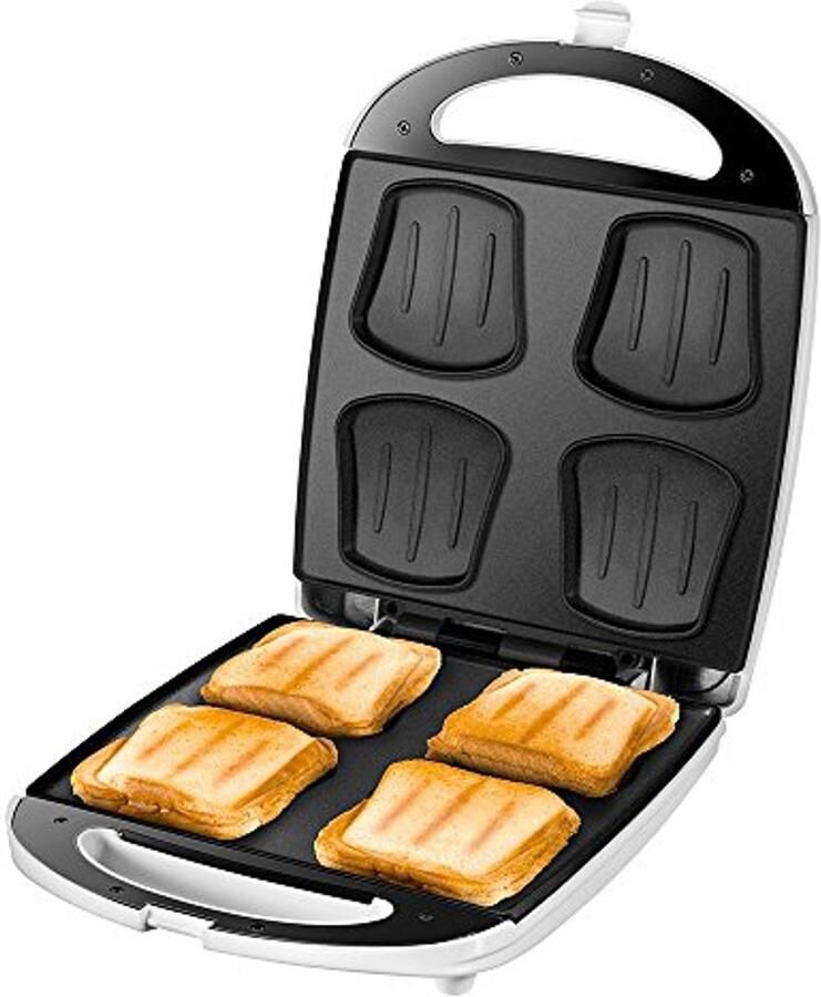 Broodrooster voor 4 sandwiches Krokken eenvoudig en snel