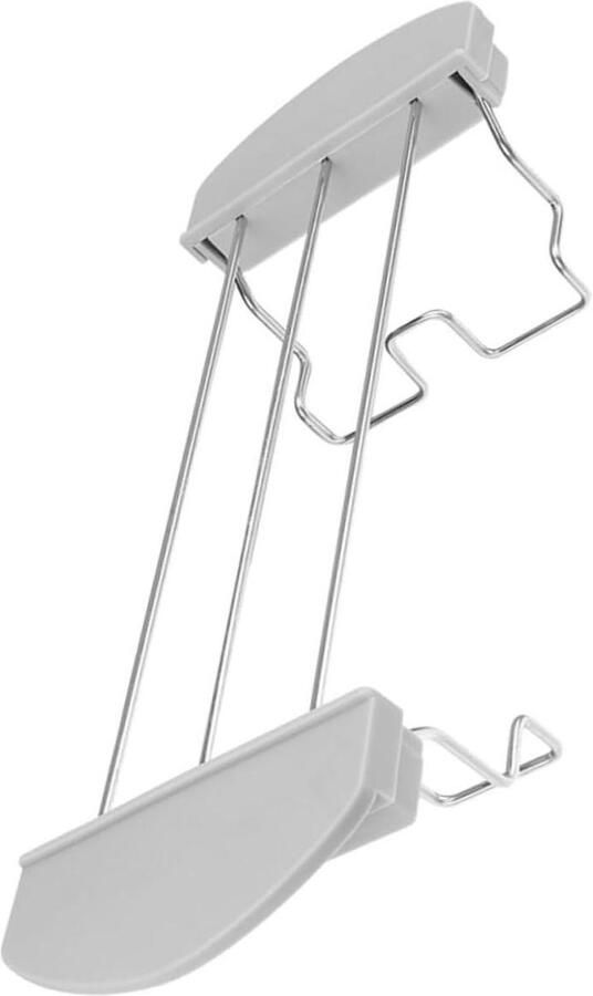 Broodrooster Warmhoudrek Sandwichhouder Toastrek Brood Roosteren Siliconen IJzer Materiaal 92 x 55 x 55 cm Lichtgrijs