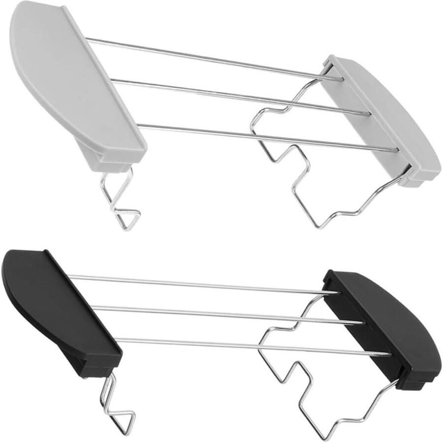 Broodrooster Warmhoudrek Set Sandwichrekken Grill Broodjes Opwarmen Roestvrijstaal 9.2 x 9.2 x 2 cm kleuren