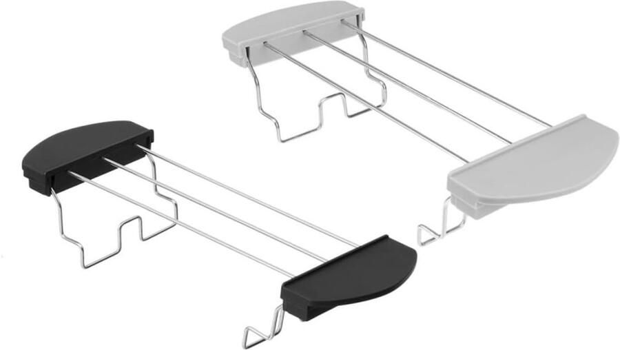 Broodrooster Warmhoudrek Toastrek Bakplaat Brood Opwarmen Roestvrij Staal Siliconen 26x9cm Kleuren