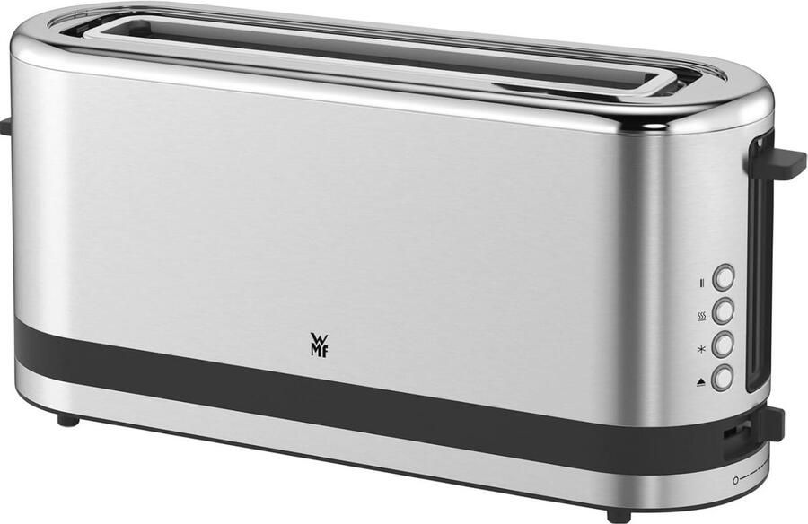 Broodrooster XXL met Ingebouwd Opzetstuk voor Broodjes 900 Watt 7 Bruiningsniveaus Ideaal voor Lange Sneetjes