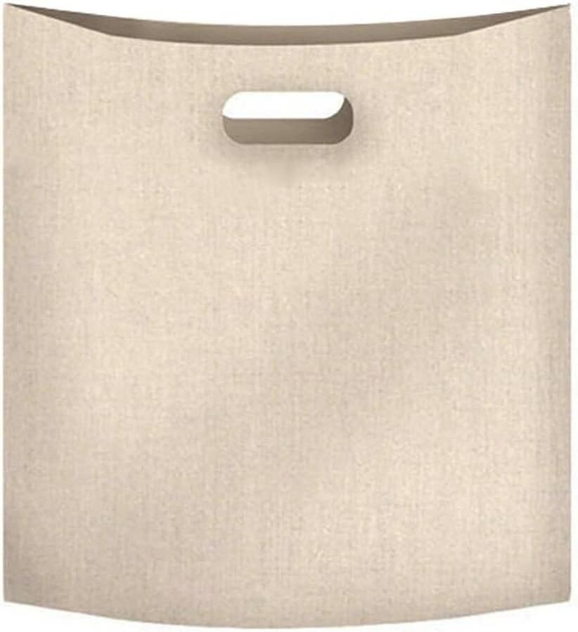 Broodrooster Zakken Herbruikbare Bakzakken Broodjes Opwarmen Vaatwasserbestendig 16x16.5CM Beige