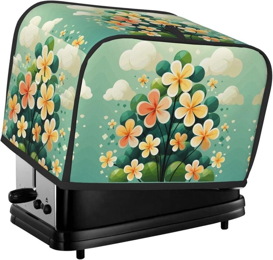 Broodroosterhoes Broodmachine Cover Keuken Apparaten Beschermen Waterdicht Ademend 29D x 20.1W x 19.1H cm Zwart