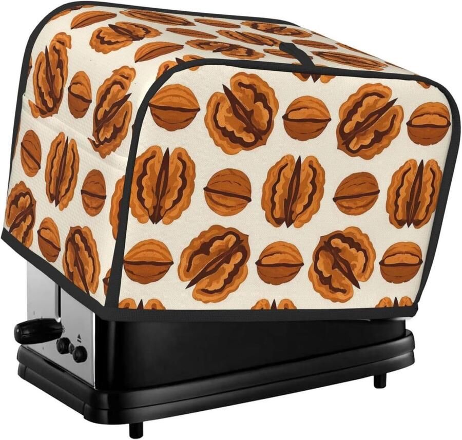 Broodroosterhoes Broodmachine Cover Keuken Beschermen Waterdicht Ademend 29D x 20.1B x 19.1H cm Zwart