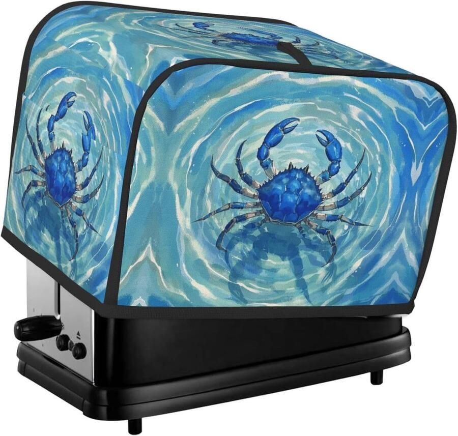 Broodroosterhoes Broodrooster Cover Keuken Beschermen Waterdicht Ademend 29x20x19 cm Zwart