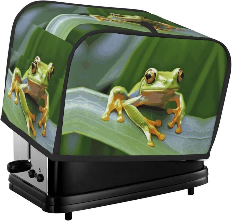 Broodroosterhoes Broodrooster deksel Keuken organiseren Ademend en hittebestendig 29D x 20.1B x 19.1H cm Zwart