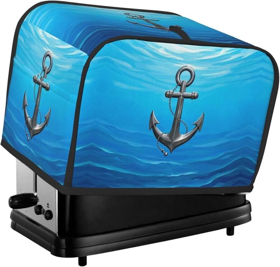 Broodroosterhoes Broodrooster deksel Keuken organiseren Waterdicht en ademend 29D x 201B x 191H cm Zwart