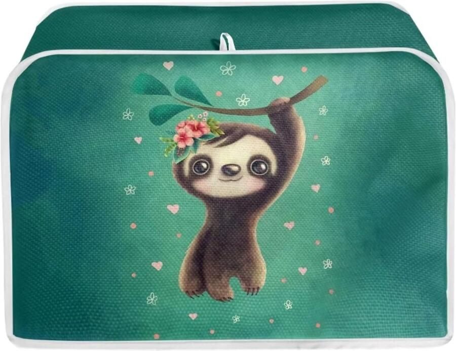 Broodroosterhoes Stofhoes Broodrooster Keuken Apparaten Wasbaar Polyester 29x20x19cm Rood