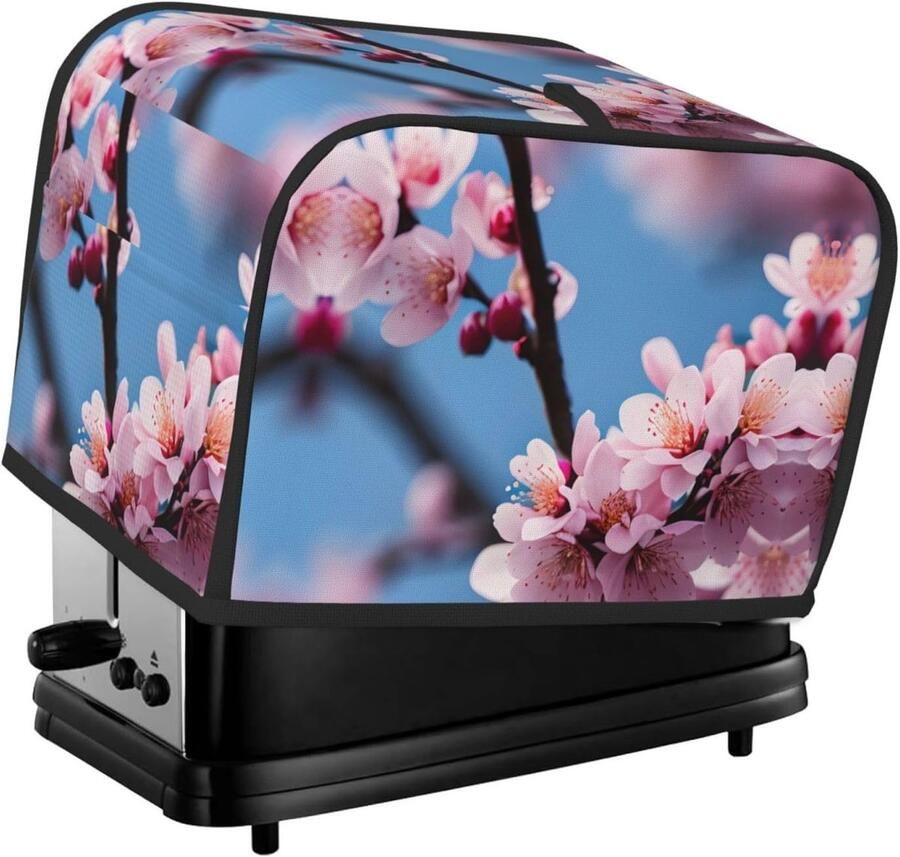 Broodroosterhoes Wasbaar Keukenmachine Cover Keuken Apparaat Beschermen Met Opbergzakken 11.4 x 7.9 x 7.5 In Zwart