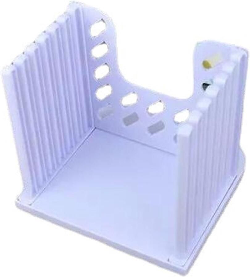 Broodsnijder Broodplakker Gelijkmatig Snijden Inclusief Kruimellade 16 x 15 x 14.5 cm Wit