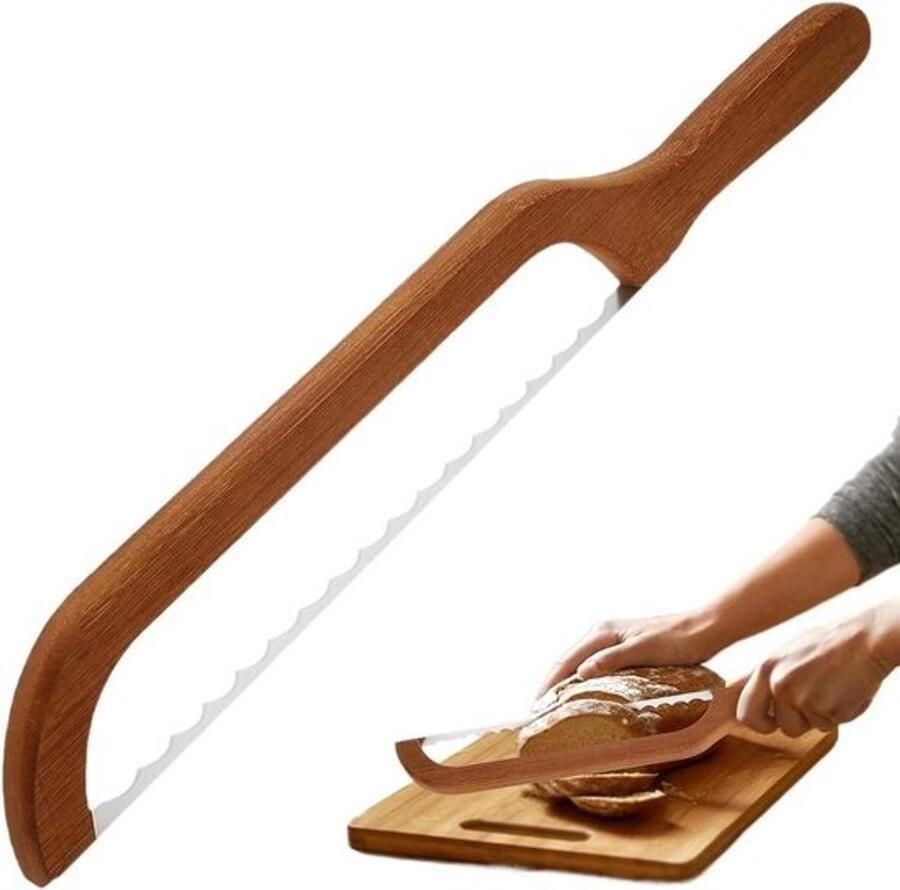 Broodsnijmachine Broodsnijder Zelfgebakken brood Ergonomische handgreep 42 Centimeter Niet gespecificeerd