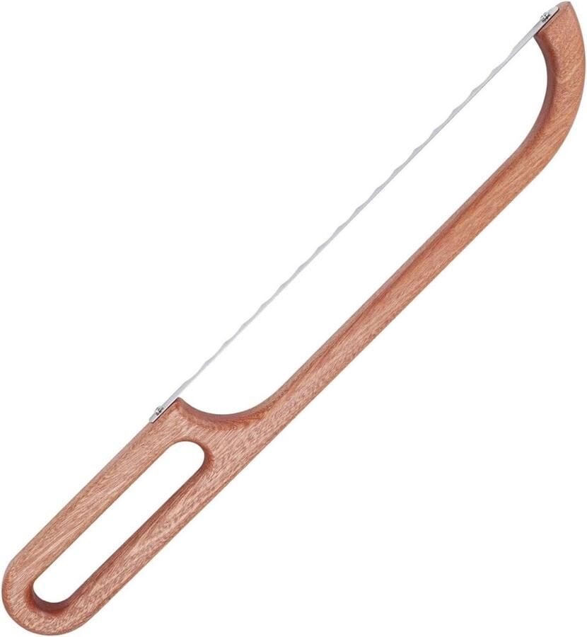 Broodsnijder Broodzaag Gelijkmatig Snijden Ergonomisch Houten Handvat 40 cm Houtkleur