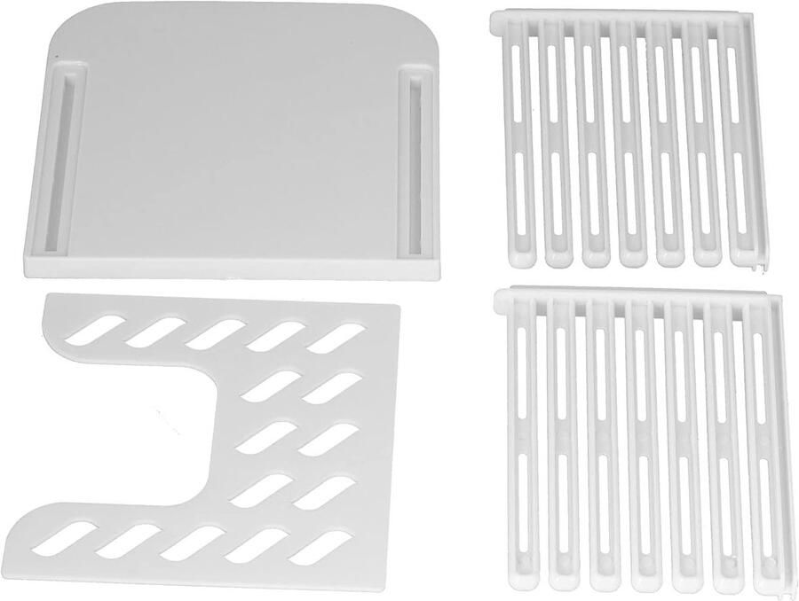 Broodsnijder Gids Toast Snijder Gelijkmatig Snijden Verstelbare Dikte Compact Ontwerp Wit