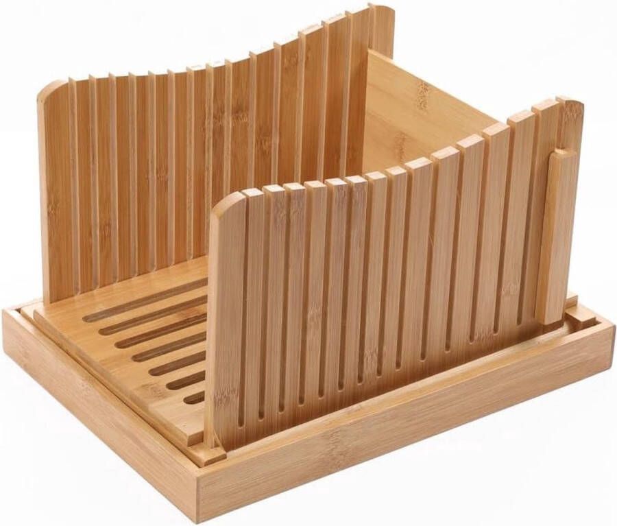 Broodsnijder hulpmiddel Broodsnijder Broodsnijmachine handmatig Broodsnij plank Met opvangbak Must have voor in de keuken!