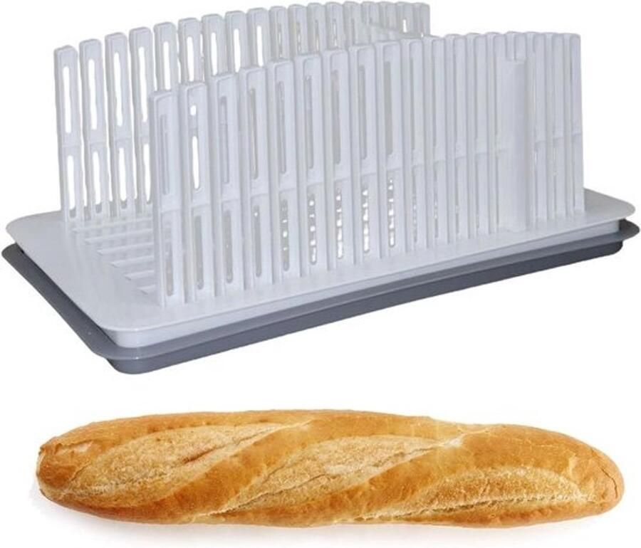 Broodsnijder met dienblad Broodsnijmachine Gelijkmatig snijden Opvouwbaar verstelbaar 372 cm lengte Niet gespecificeerd