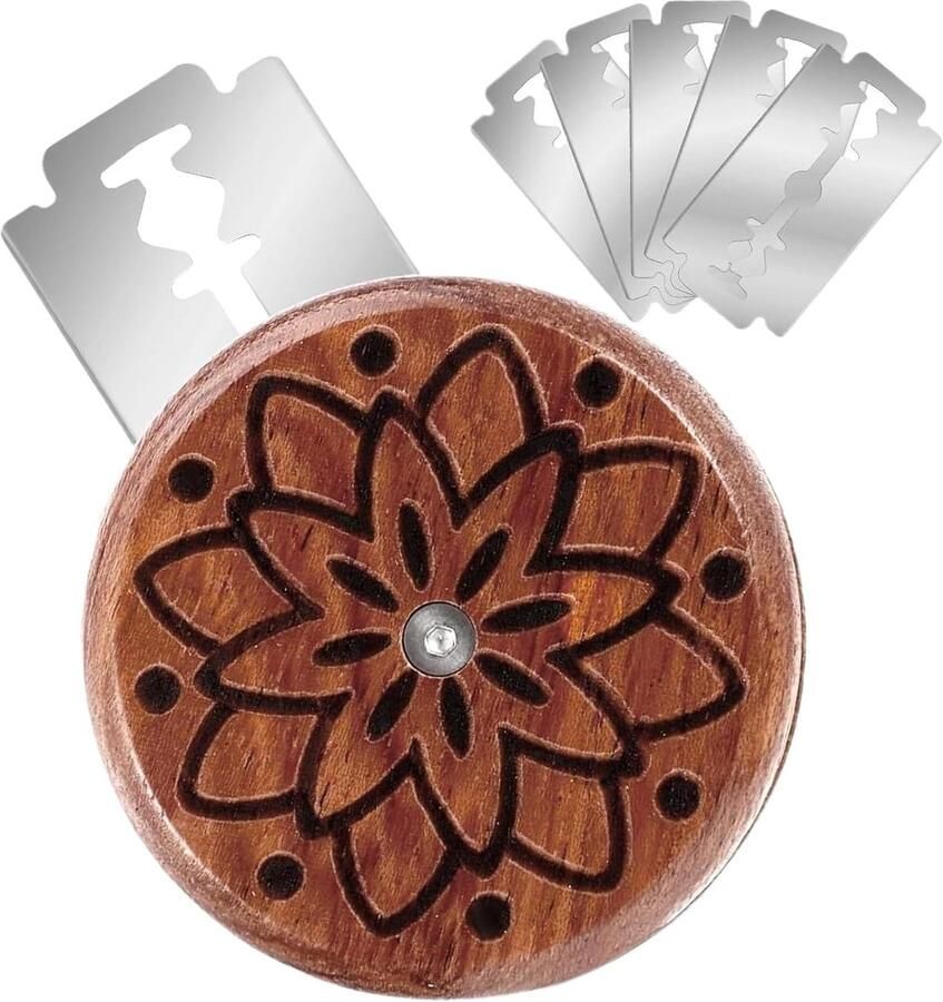 Broodsnijder Precisie Snijder Zuurdesem Decoratie Comfortabele Houten Grip 10 Centimeter Lengte