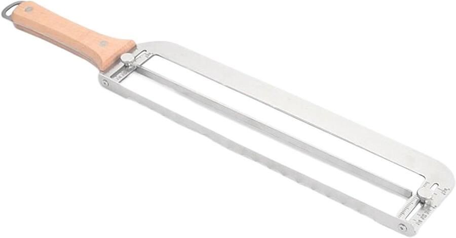 Broodsnijder Roestvrij Staal Broodsnijmachine Keuken Brood Snijden Ergonomische Handgreep 40.5 cm Zilver