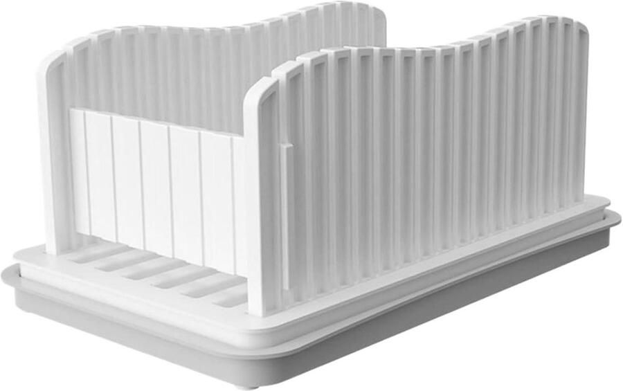 Broodsnijder Sandwichmaker Brood snijden Opvouwbaar ontwerp 35x22x6 cm Wit