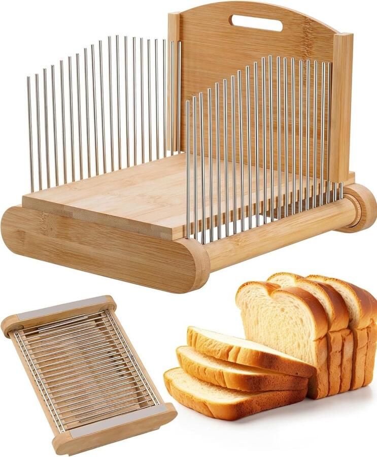 Broodsnijmachine Broodschaaf Gelijkmatig Brood Snijden Duurzaam Materiaal 263 x 21 cm Niet gespecificeerd