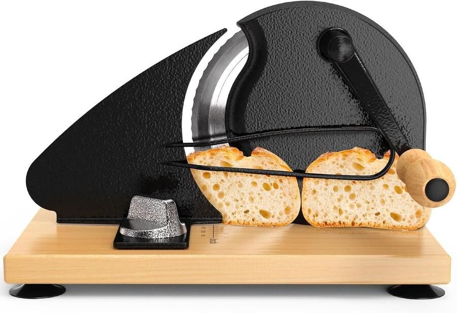 Broodsnijmachine Broodsnijder Zelf brood snijden Instelbare breedte 3312 Gram Zoals afgebeeld