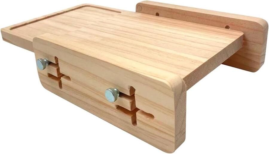 Broodsnijmachine Gids Bakgereedschap Keuken Thuis Bakken Verstelbare Sleuf 27x18x6cm Houtkleurig