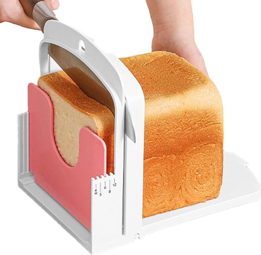 Broodsnijmachine Gids Brood Snijder Perfecte Sneetjes Opvouwbaar Ontwerp 20x15x7 cm