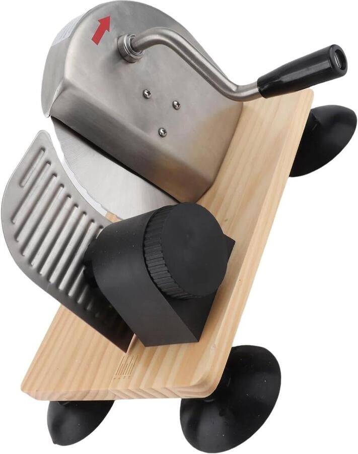 Broodsnijmachine Handmatig Brood Snijder Thuisbakkerij Keuken Verstelbare Dikte 0-15mm 28cm Lengte Zilver Kleur