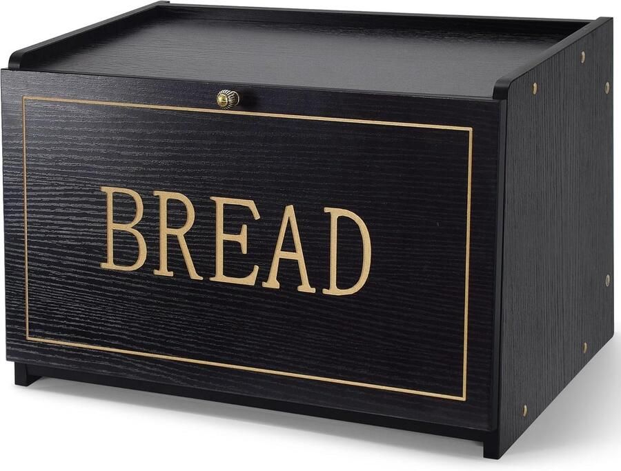 Broodtrommel Aanrecht Opbergdoos Keuken Brood Vers Houden Duurzaam Massief Hout 305 x 127 x 432 cm