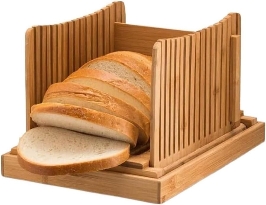 Broodtrommel Bamboe Brooddoos Keuken Brood Vers Houden Hernieuwbare Grondstof 31.7x23.7x19cm Natuurlijk