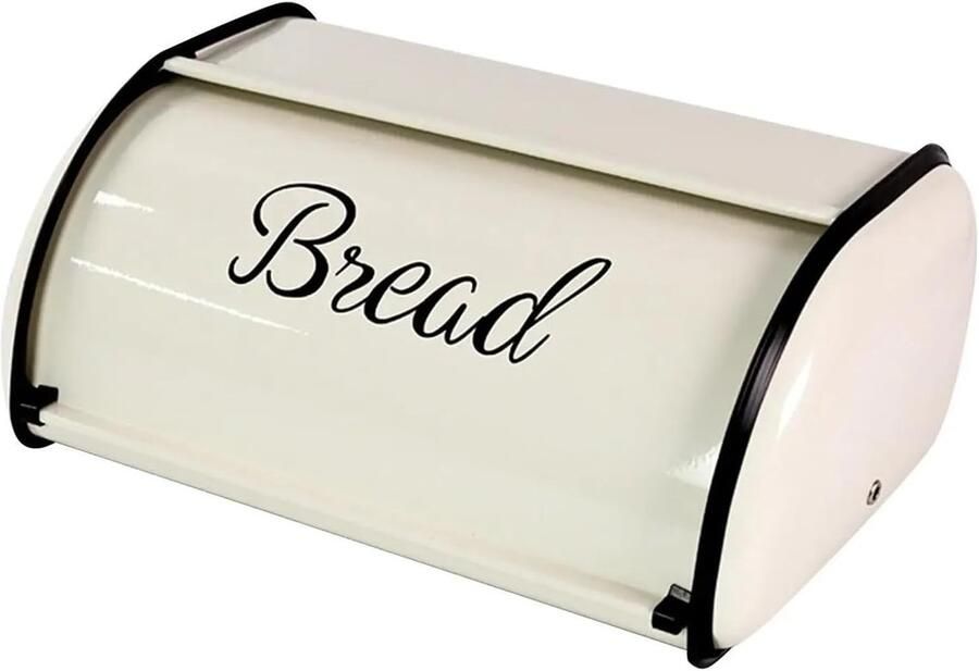 Broodtrommel Brood opbergdoos Keuken opbergen Grote capaciteit 35x23.5x14.5cm