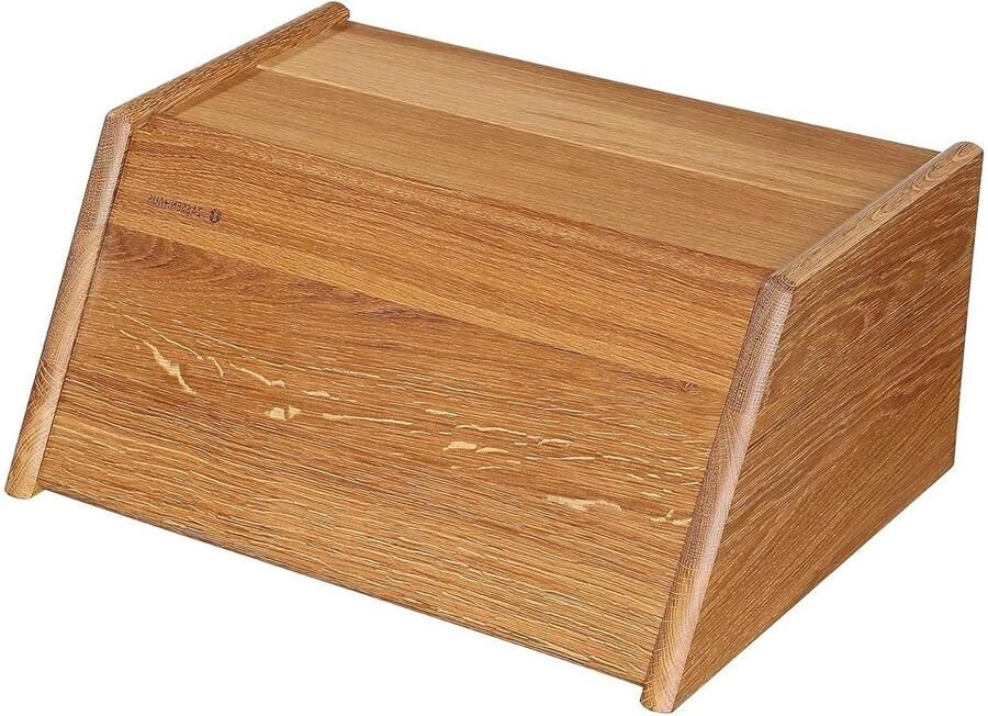 Broodtrommel Broodbox Brood bewaren Klapdeksel 40 cm Bruin