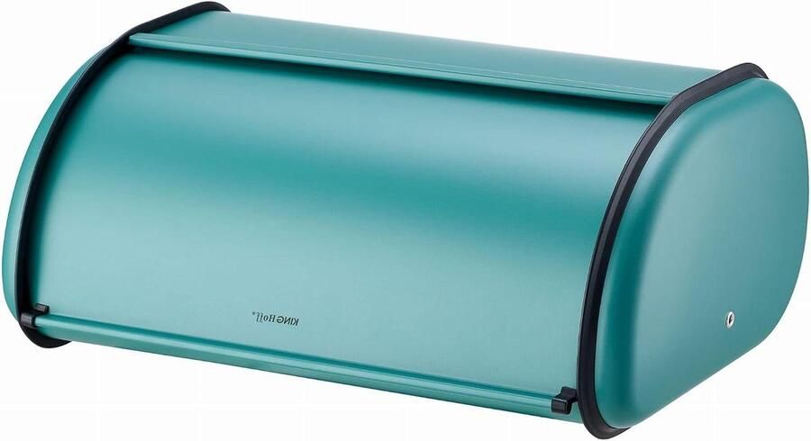 Broodtrommel Brooddoos Koekjesdoos Brood Vers Houden Ventilatie Openingen 44 x 27 x 18.5 cm Groen