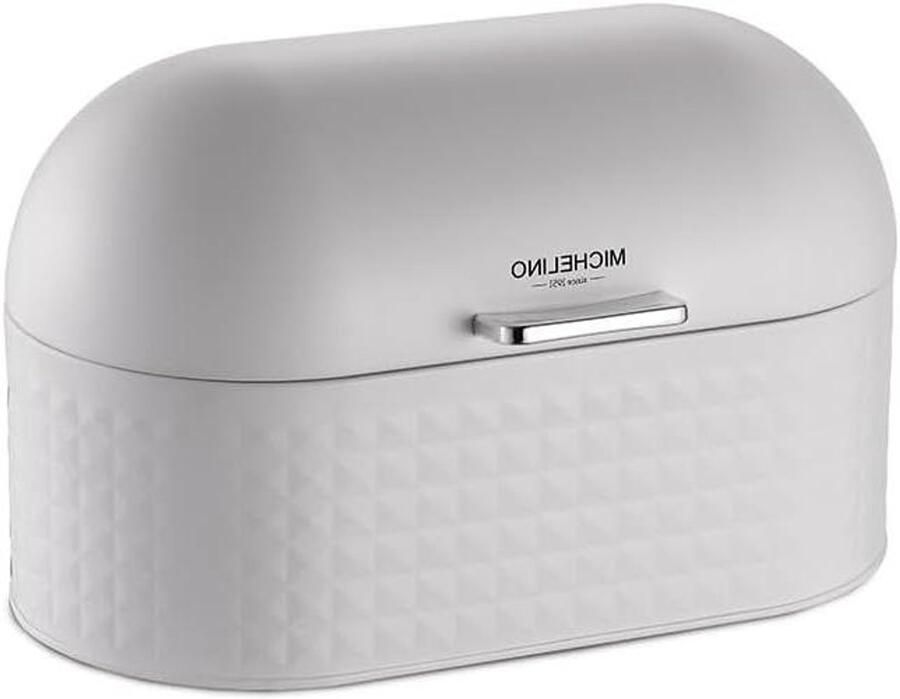 Broodtrommel Brooddoos Opslag Brood Vers Houden Ruimtebesparend Ontwerp 335 x 195 x 20 cm Wit