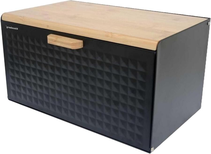 Broodtrommel Brooddoos Opslag Brood Vers Houden Stapelbaar Ontwerp 35.5 x 23.5 x 21 cm Zilverkleurig