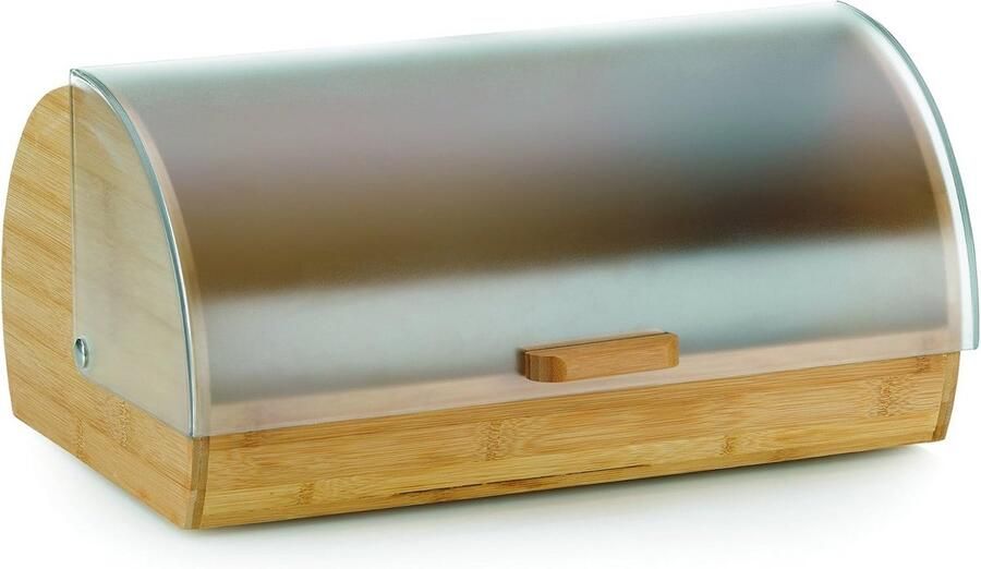 Broodtrommel Brooddoos Opslag Brood Vers Houden Stil Sluitende Klep 390mmx250mm Bruin