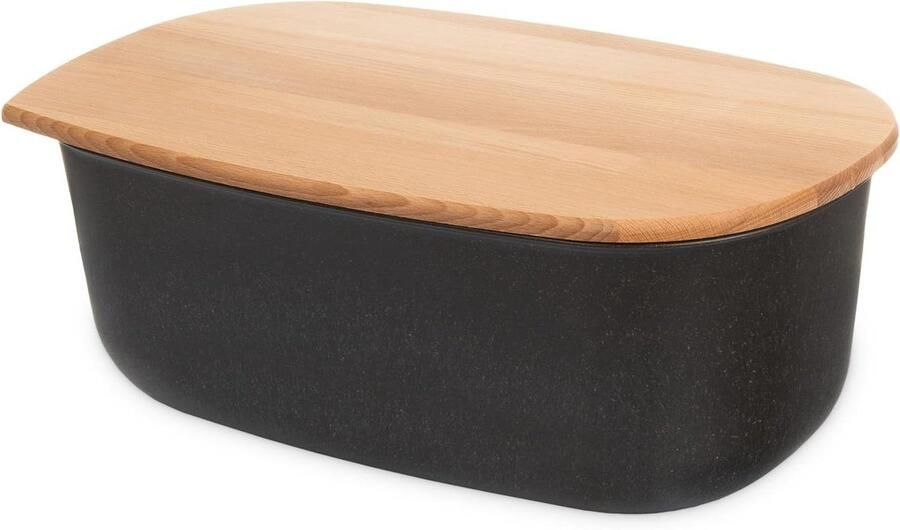 Broodtrommel Hout Broodbox Keuken Brood Bewaren Natuurlijk Materiaal Rechthoekig Houtkleur