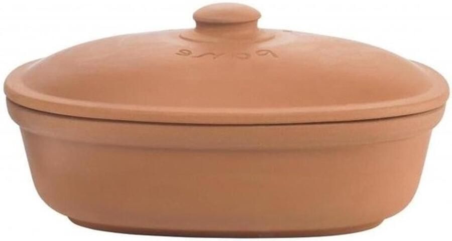 Broodtrommel Keramiek Brood bewaren Brood vers houden Ademend Natuursteen 30 cm Terracotta