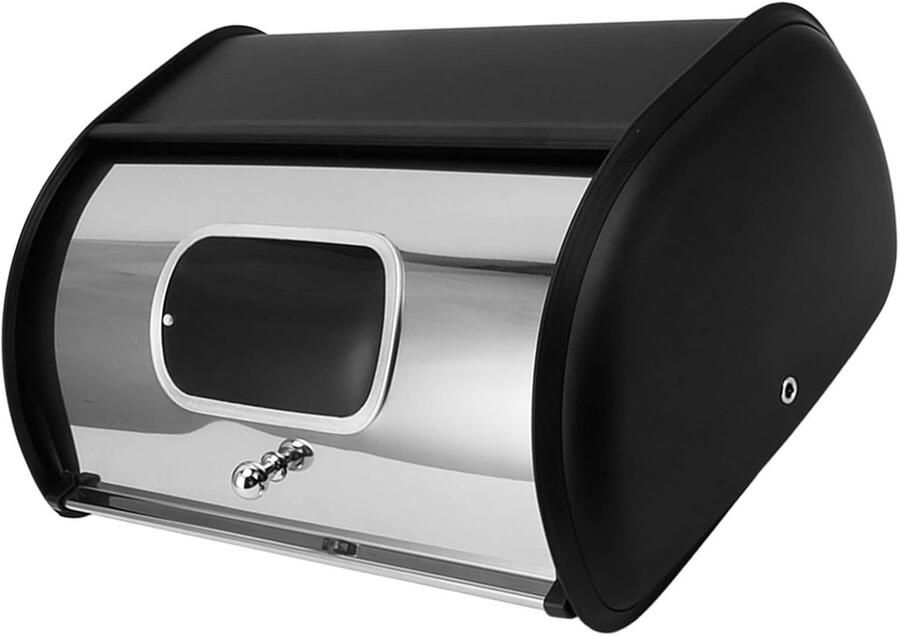 Broodtrommel Keuken Brooddoos Opslag Brood Vers Houden Met Handig Venster 36 x 26 x 16 cm