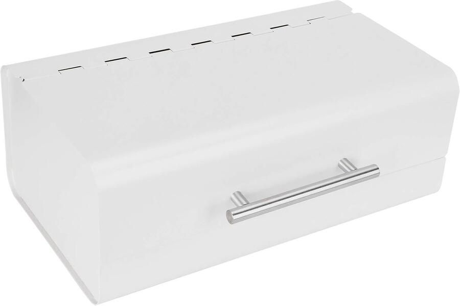 Broodtrommel Keuken Broodhouder Aanrecht Brood Opslag Grote Capaciteit 36 cm Lengte Melkwit