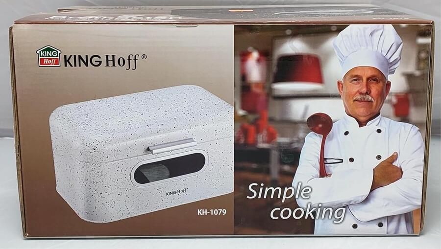 Broodtrommel Keuken Opberger Brood Vers Houden Lichtgewicht Stevig 30 cm Wit